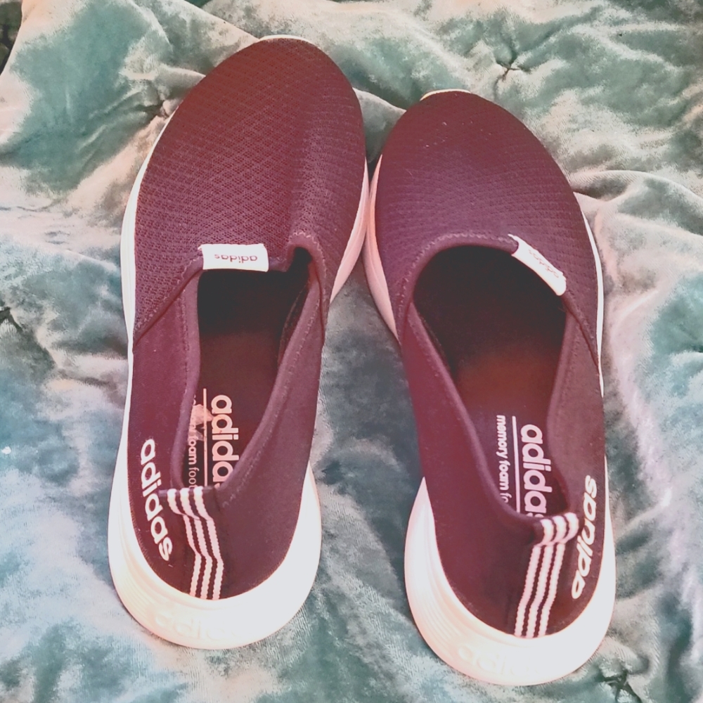 Adidas Memory Foam Slip On Shoes